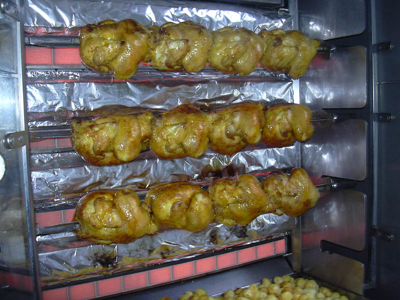 Poulet fermier r�ti